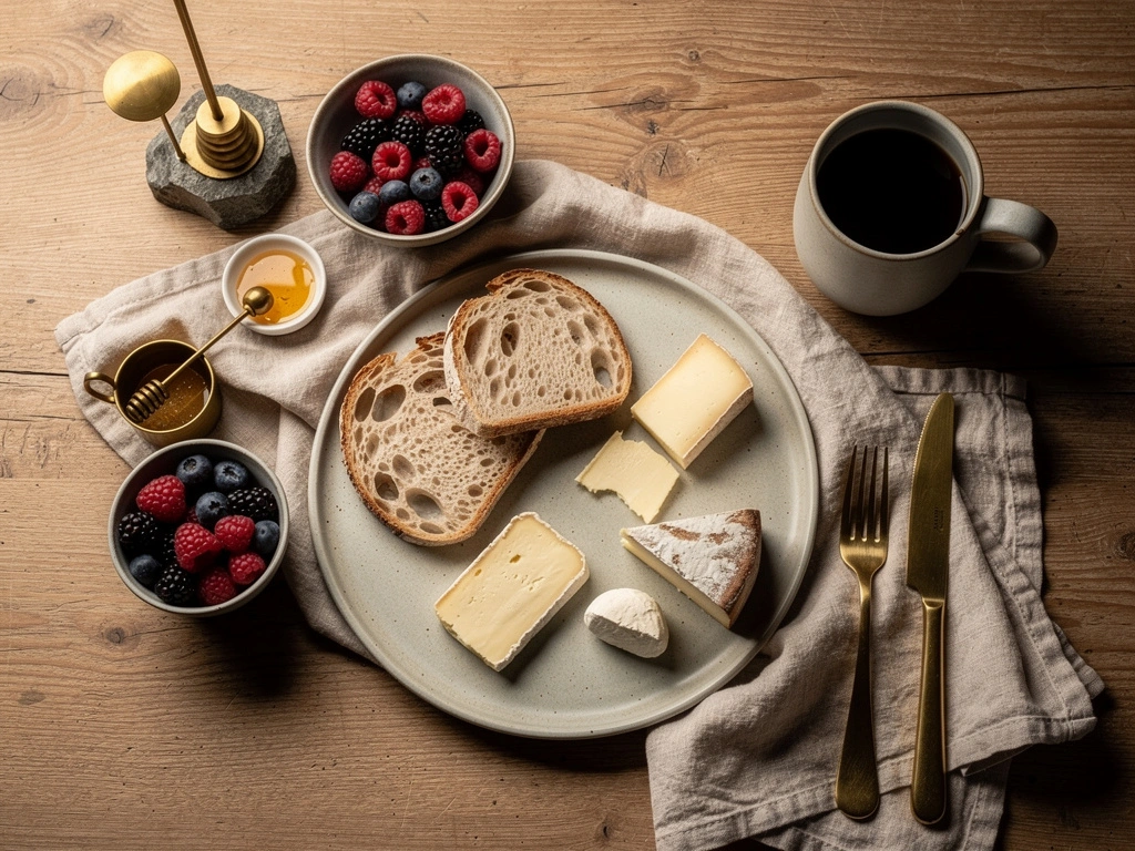 Frühstück am Eichentisch