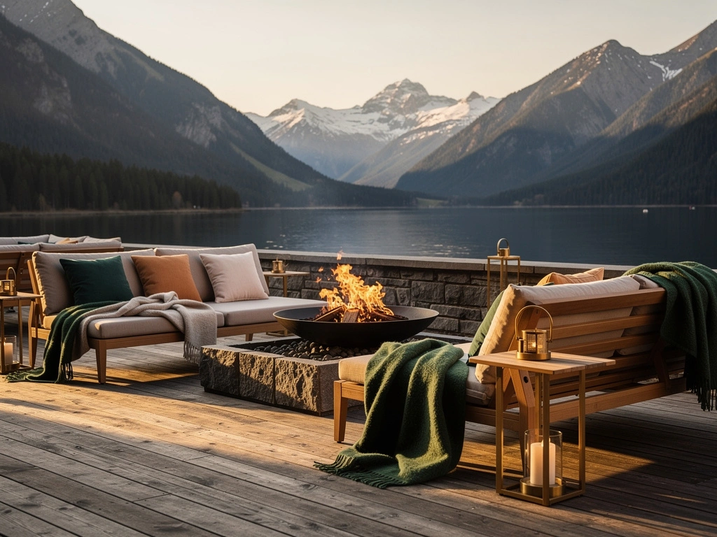 Terrasse am Wasser